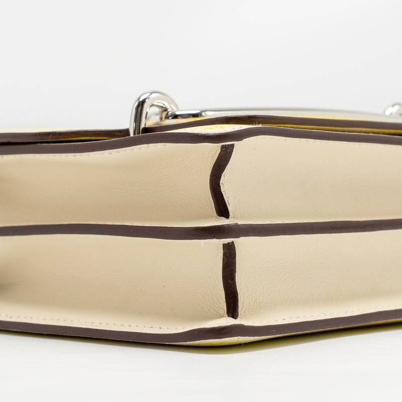 Hermes Mini Roulis Limited Edition Circuit 24 Faubourg Swift Nata/Lime/Jaune Bourgeon/Jaune Poussin SHW STAMP U