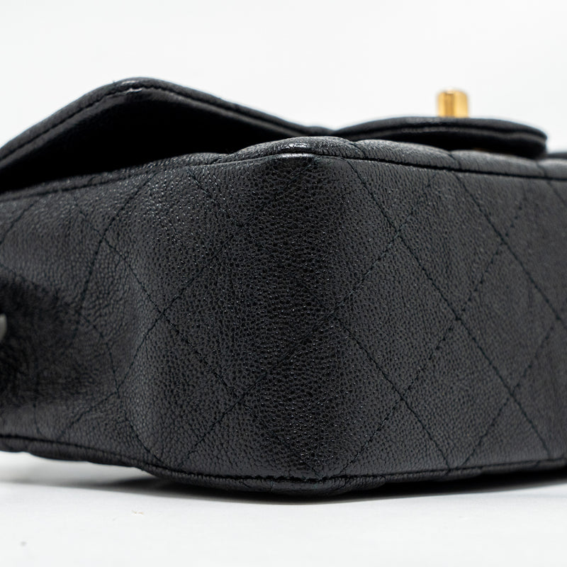 Chanel Top Handle Mini Rectangular Flap Bag Caviar BLACK GHW