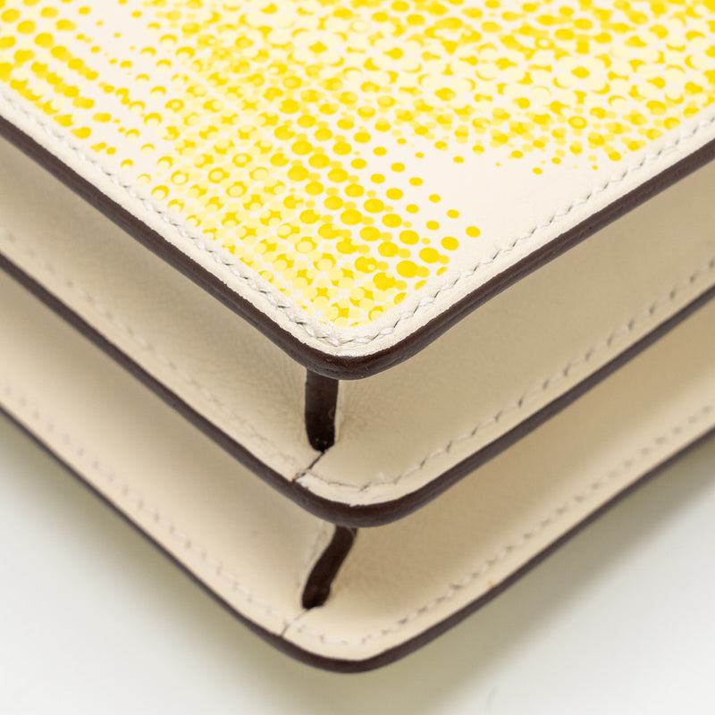Hermes Mini Roulis Limited Edition Circuit 24 Faubourg Swift Nata/Lime/Jaune Bourgeon/Jaune Poussin SHW STAMP U