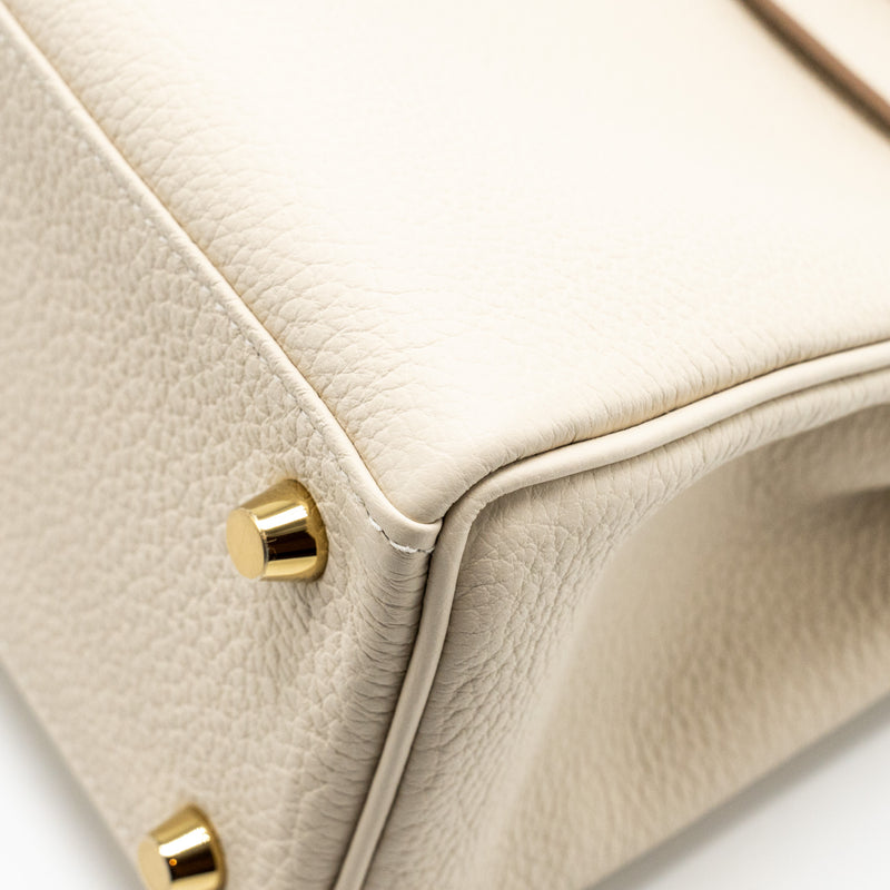 Hermes kelly 25 togo craie GHW stamp Z