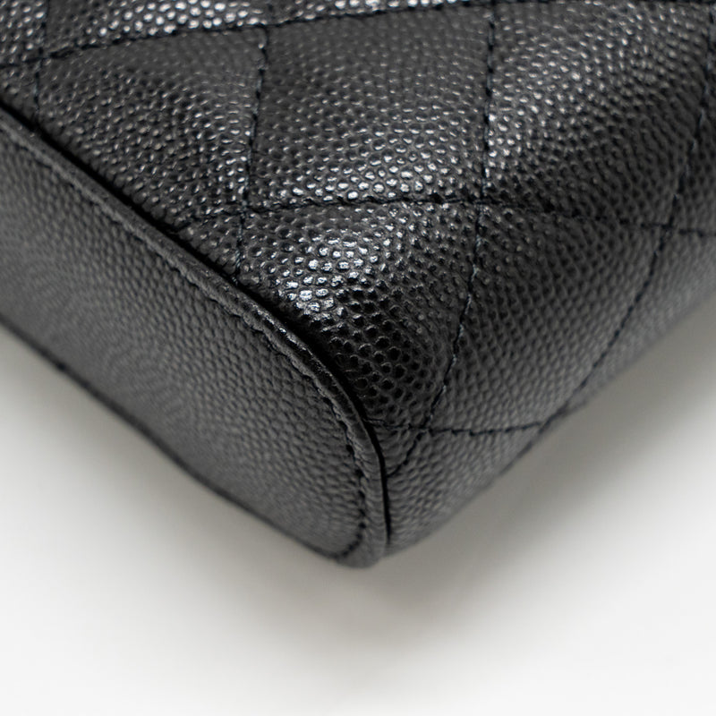 Chanel Classic Vanity Phone Holder with Chain Caviar Black LGHW