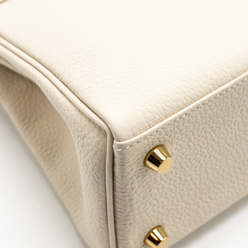 Hermes kelly 25 togo craie GHW stamp Z