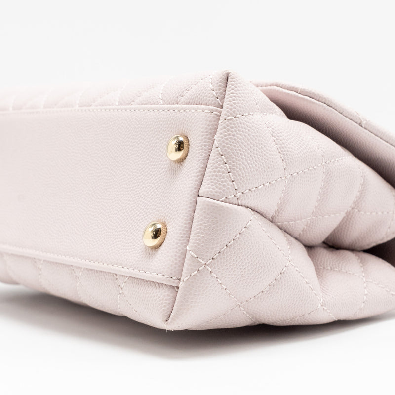 Chanel Small Coco handle caviar light pink LGHW