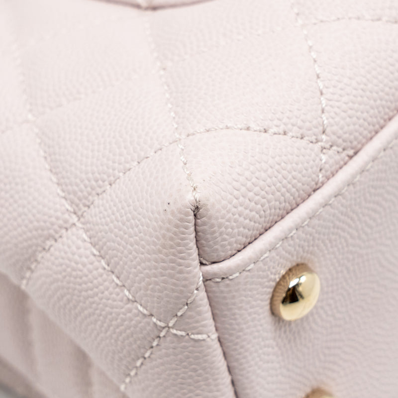Chanel Small Coco handle caviar light pink LGHW