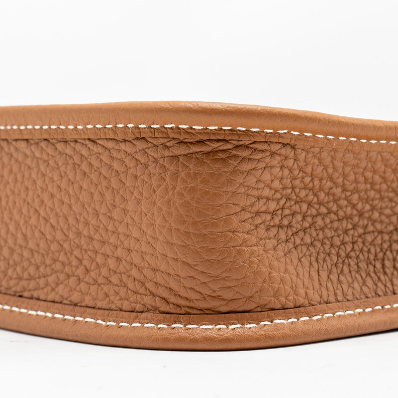 Hermes Mini evelyn Clemence Gold SHW stamp W