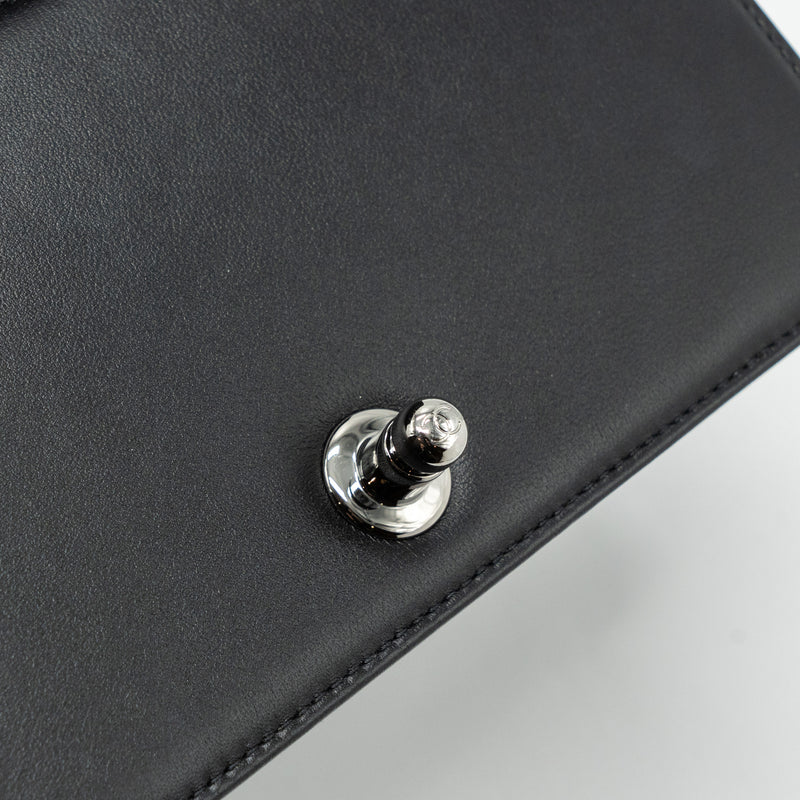 Chanel Small Boy Bag Calfskin Black shw (microchip)