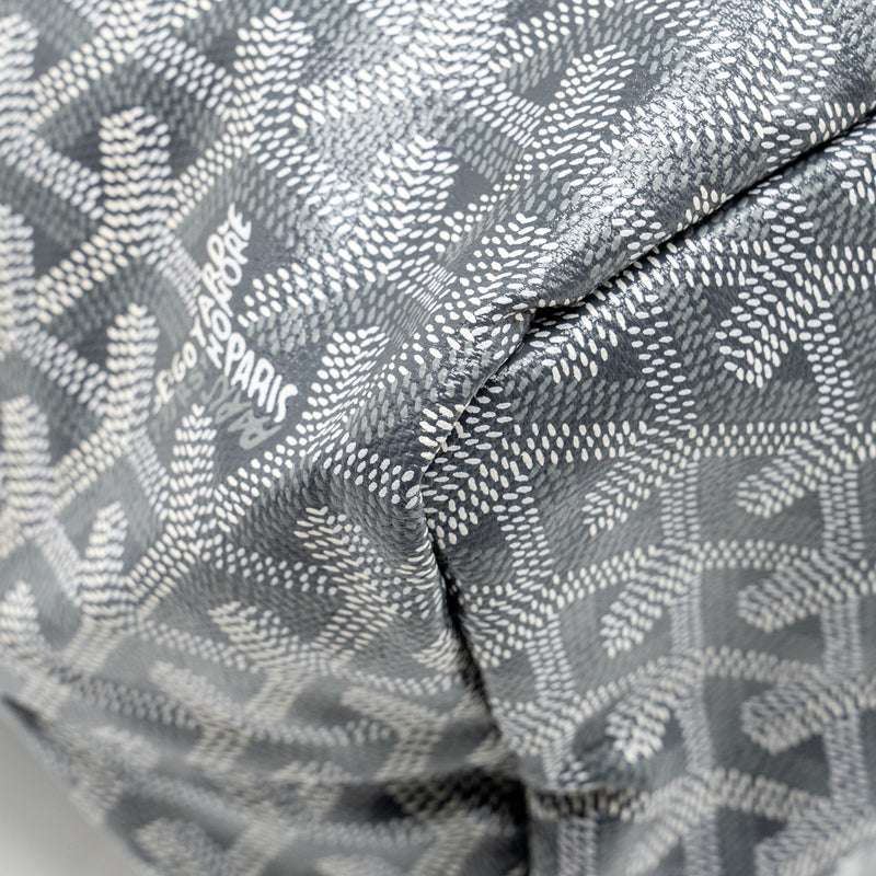 Goyard Saint Louis PM tote bag goyardline Canvas grey SHW
