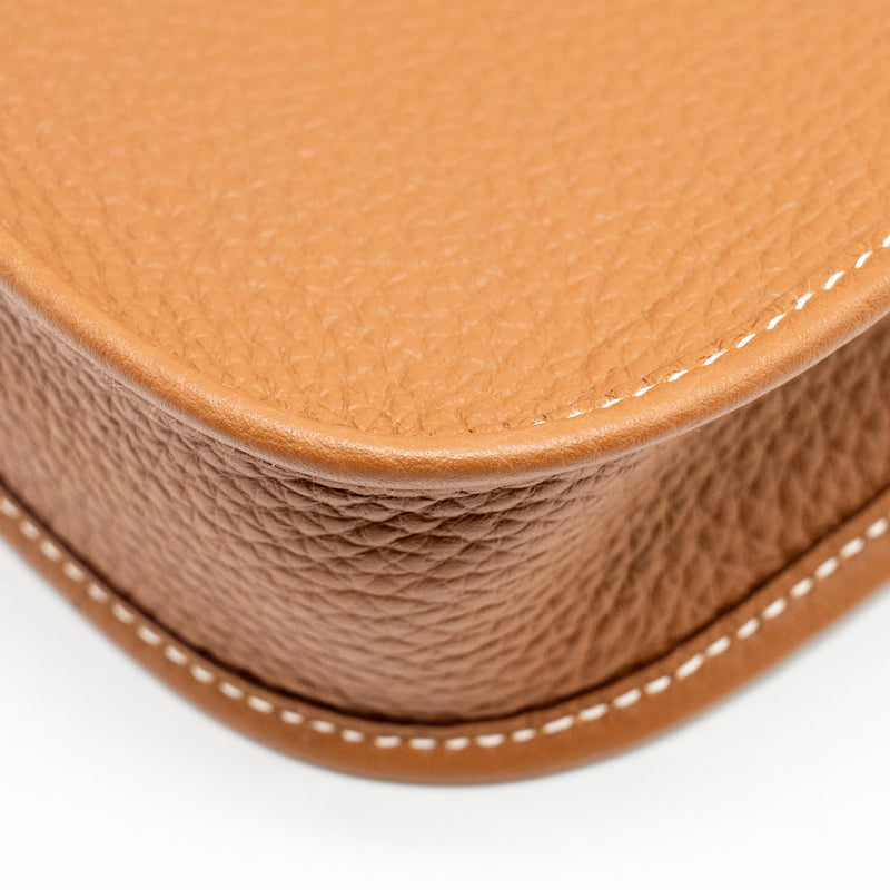 Hermes Mini evelyn Clemence Gold SHW stamp W