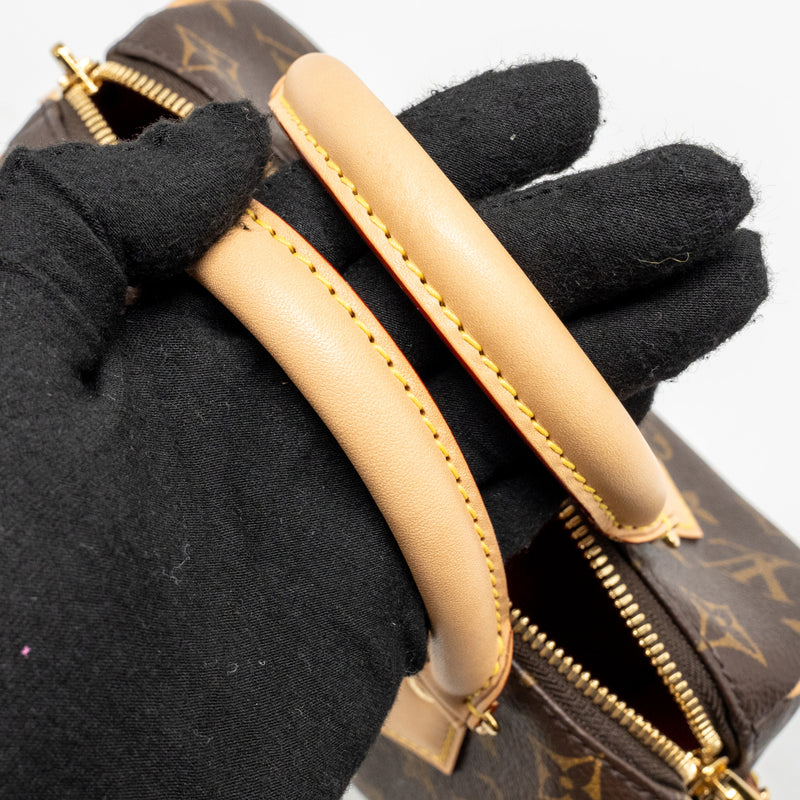 Louis Vuitton Speedy 20 Bandouliere Monogram Canvas GHW