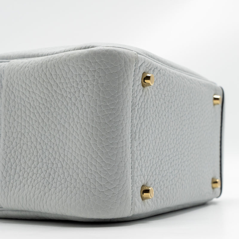 Hermes Mini Lindy Clemence Bleu Pale GHW Stamp Z