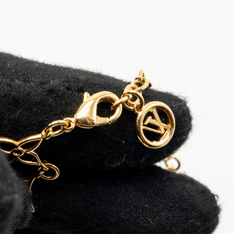 Louis Vuitton gold tone bracelet