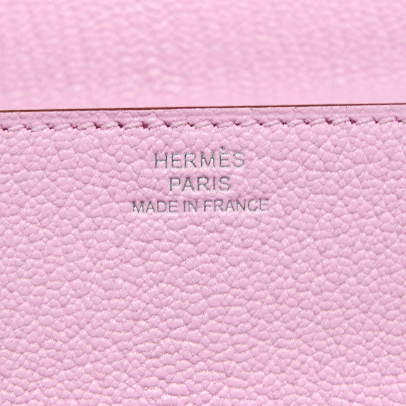 Hermes Clic 16 Wallet Mysore X9 Mauve Sylvestre SHW Stamp U