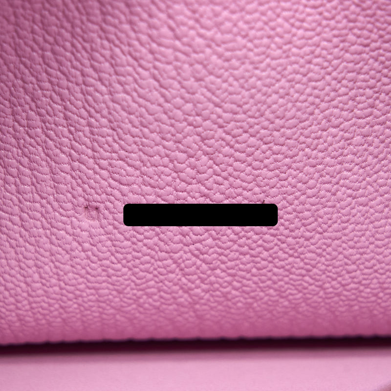 Hermes Clic 16 Wallet Mysore X9 Mauve Sylvestre SHW Stamp U