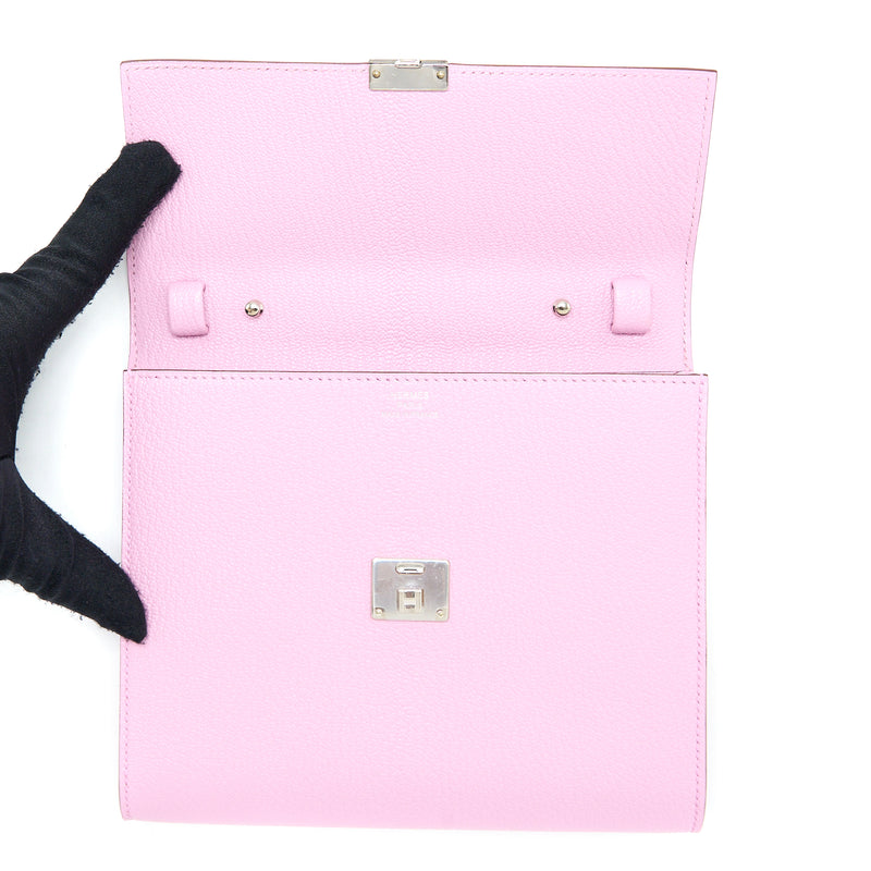 Hermes Clic 16 Wallet Mysore X9 Mauve Sylvestre SHW Stamp U