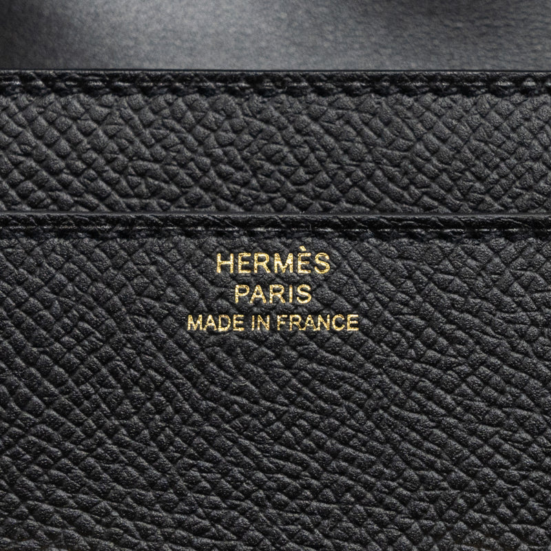 Hermes Constance to go Epsom black GHW Stmap B