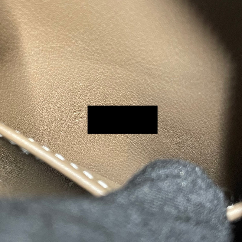 Hermes Mini Lindy Clemence Etoupe SHW Stamp Z