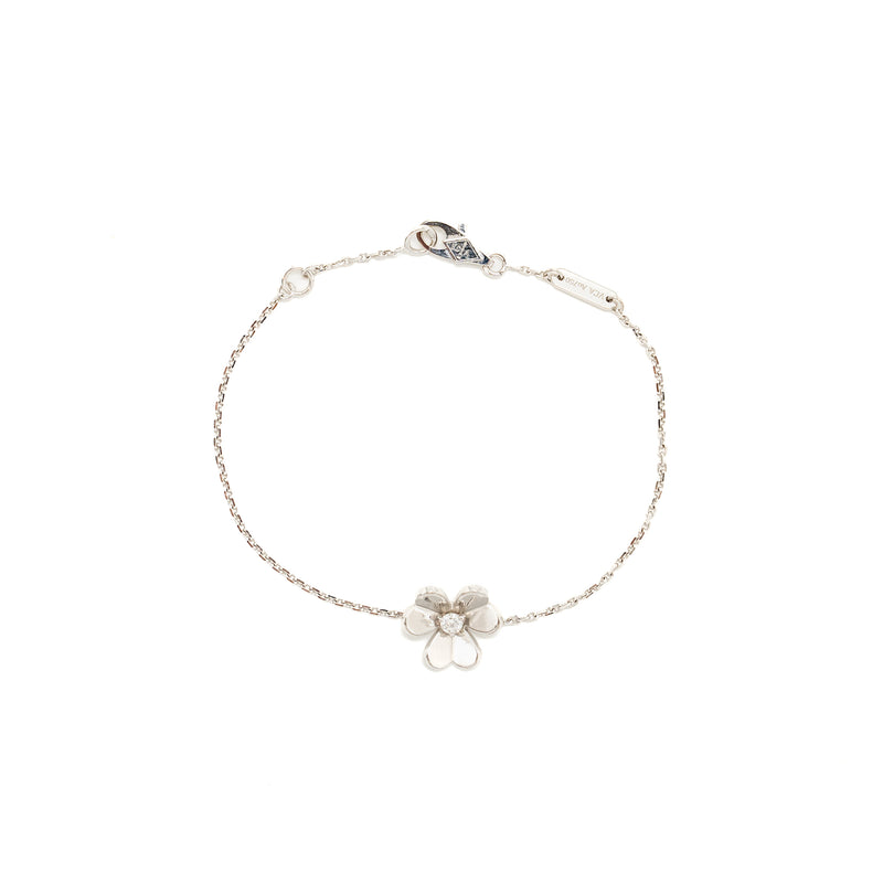 Van Cleef & Arpels Frivole Bracelet Mini Model White Gold, Diamond