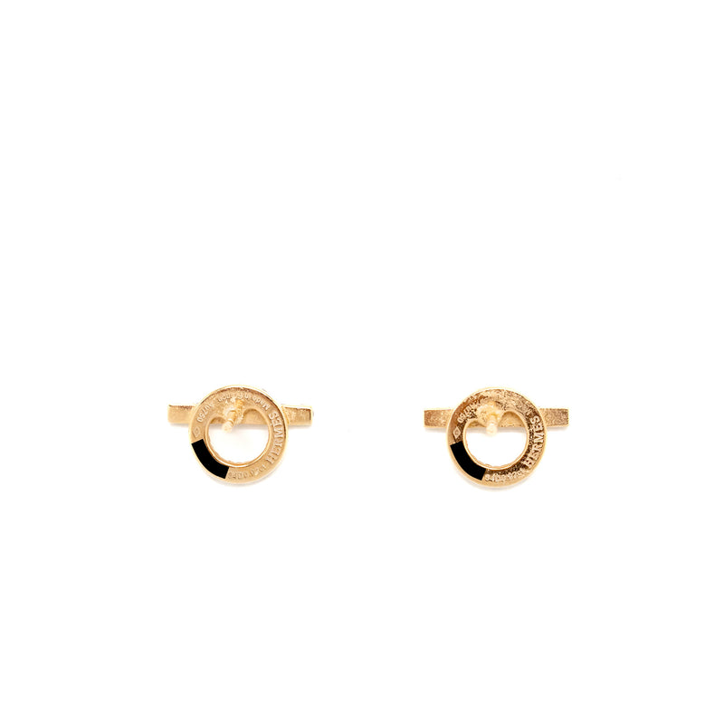 Hermes Finesse Earrings Rose Gold, Diamonds