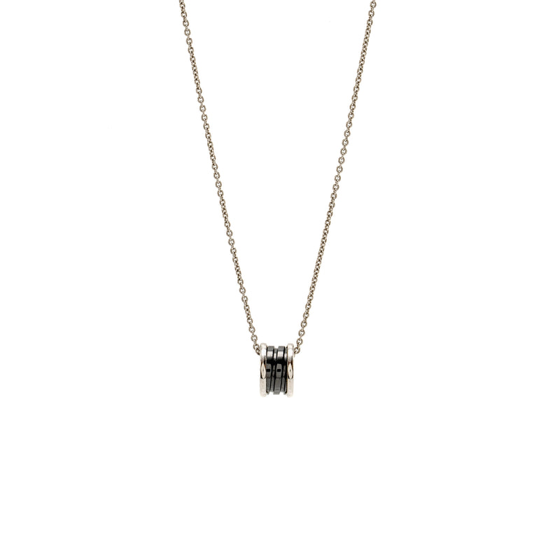 Bvlgari Save the Children B Zero Necklaces Black Ceramic/Silver