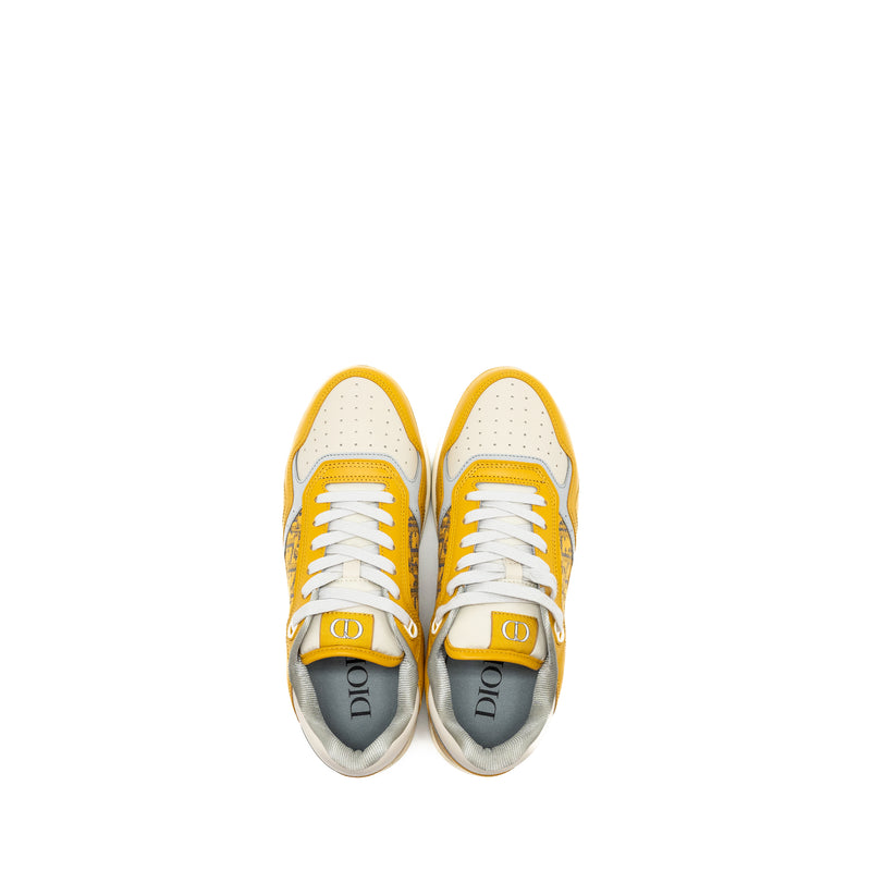 Dior Size 41 Homme B27 Low-Top Sneakers Leather Yellow/Multicolour