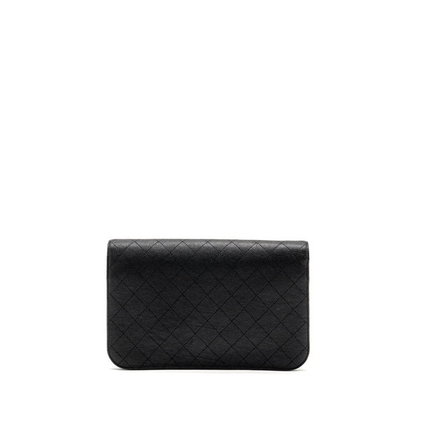 Chanel Paris-Cuba Thread Around Flap Bag With Chain Caviar Black LGHW