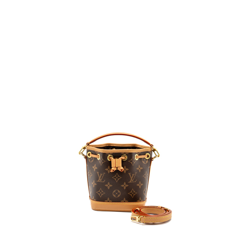 Louis Vuitton Nano Noe Monogram CANVAS GHW