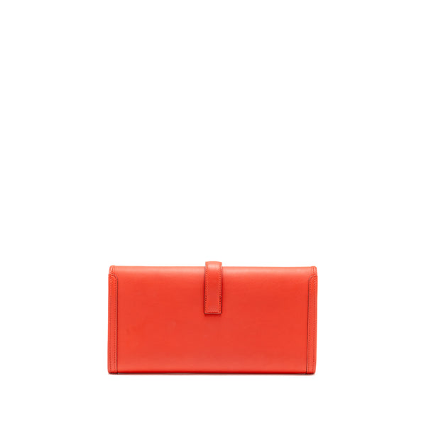 HERMES Jige Elan 29 Swift leather S5 Rouge Tomate Stamp X