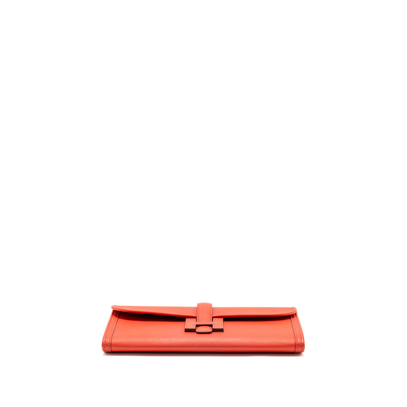 HERMES Jige Elan 29 Swift leather S5 Rouge Tomate Stamp X