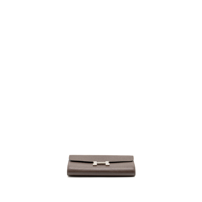 Hermes Constance to Go Epsom Chocolate SHW Stamp U