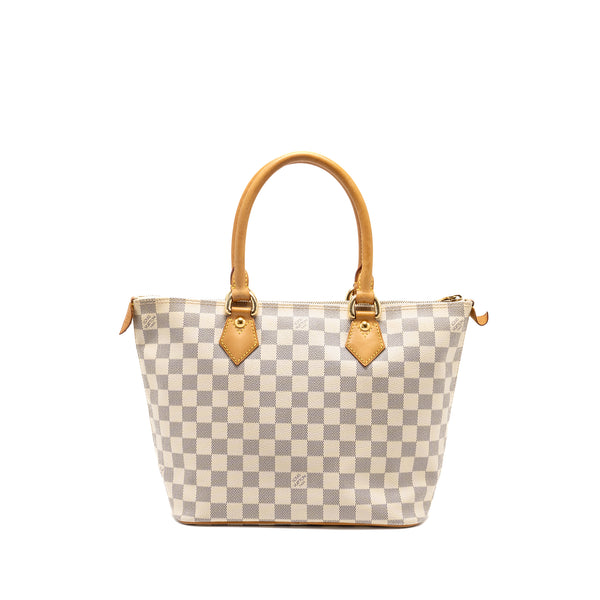 Louis Vuitton SALEYA MM Damier Azur Canvas GHW