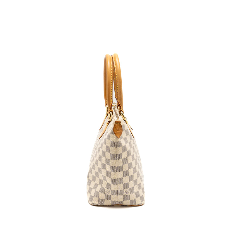 Louis Vuitton SALEYA MM Damier Azur Canvas GHW