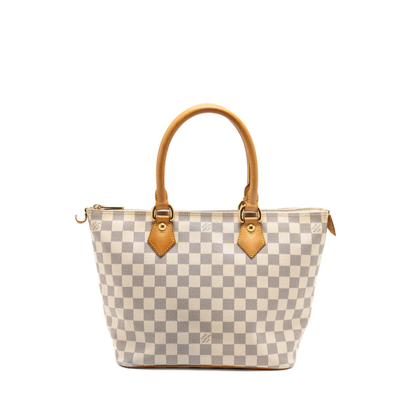 Louis Vuitton SALEYA MM Damier Azur Canvas GHW