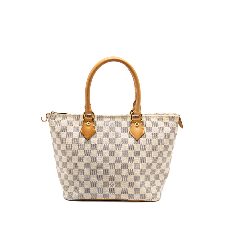 Louis Vuitton SALEYA MM Damier Azur Canvas GHW