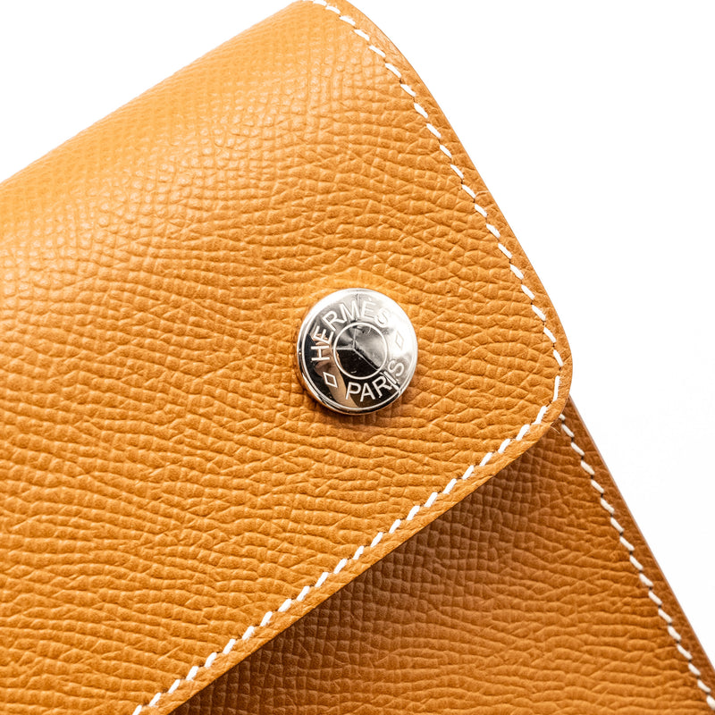 Hermes Hermesnap Epsom Gold SHW Stamp W