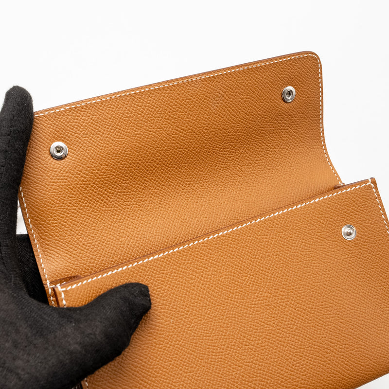 Hermes Hermesnap Epsom Gold SHW Stamp W