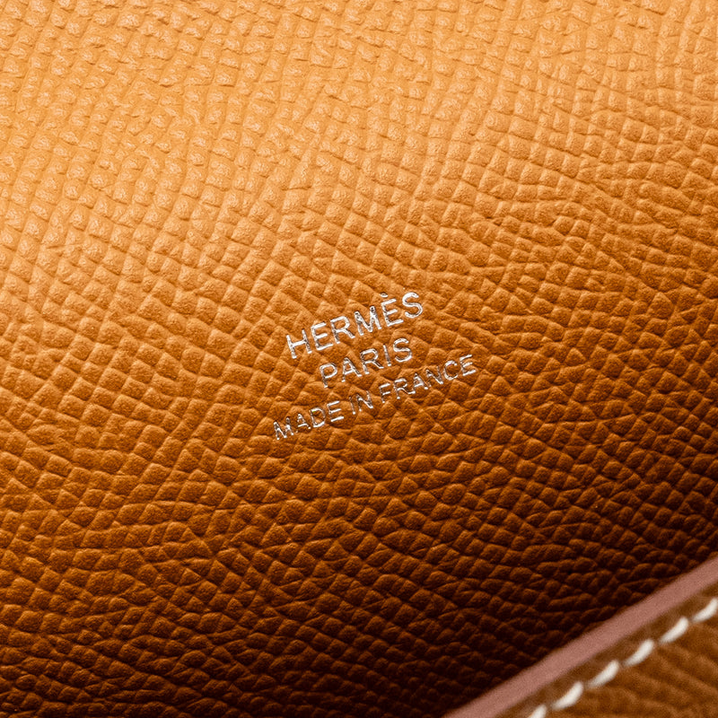 Hermes Hermesnap Epsom Gold SHW Stamp W