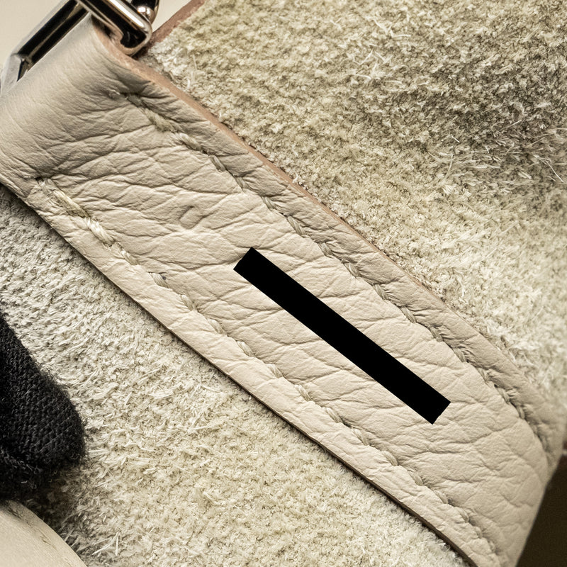 Hermes Picotin 22 Lock Bag Clemence Beton SHW Stamp U