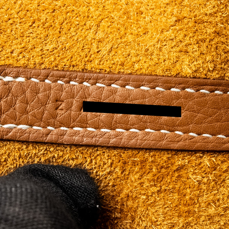 Hermes Picotin 18 Lock Bag Clemence Gold GHW stamp Z