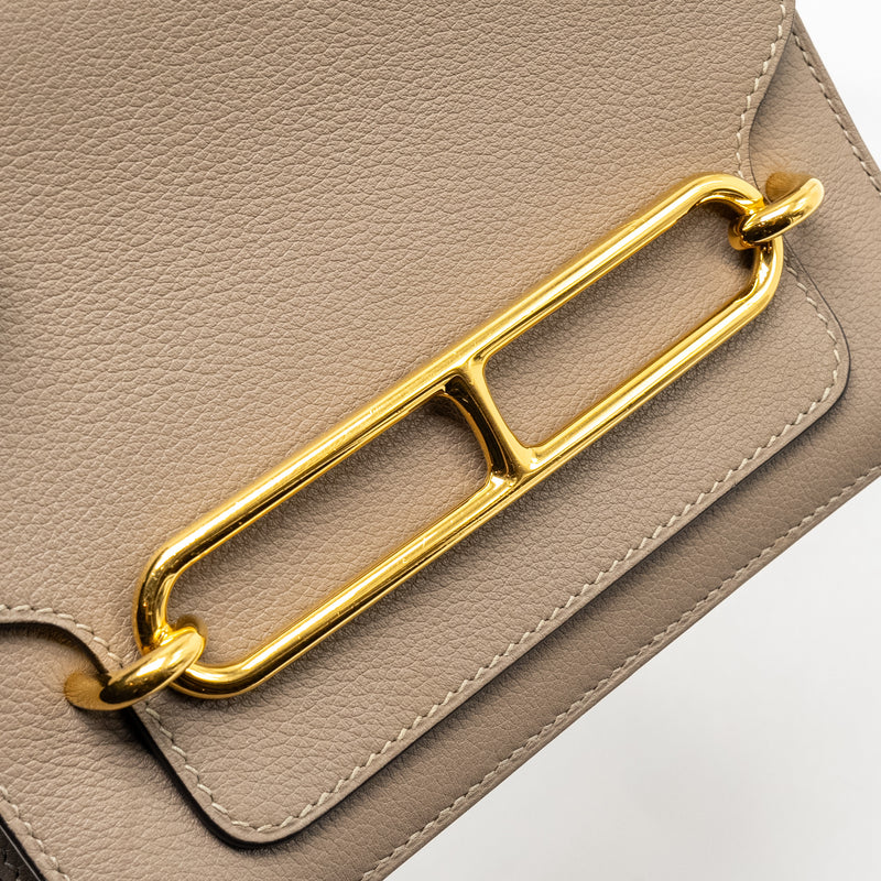 Hermes mini roulis evercolor gris asphalts GHW stamp A