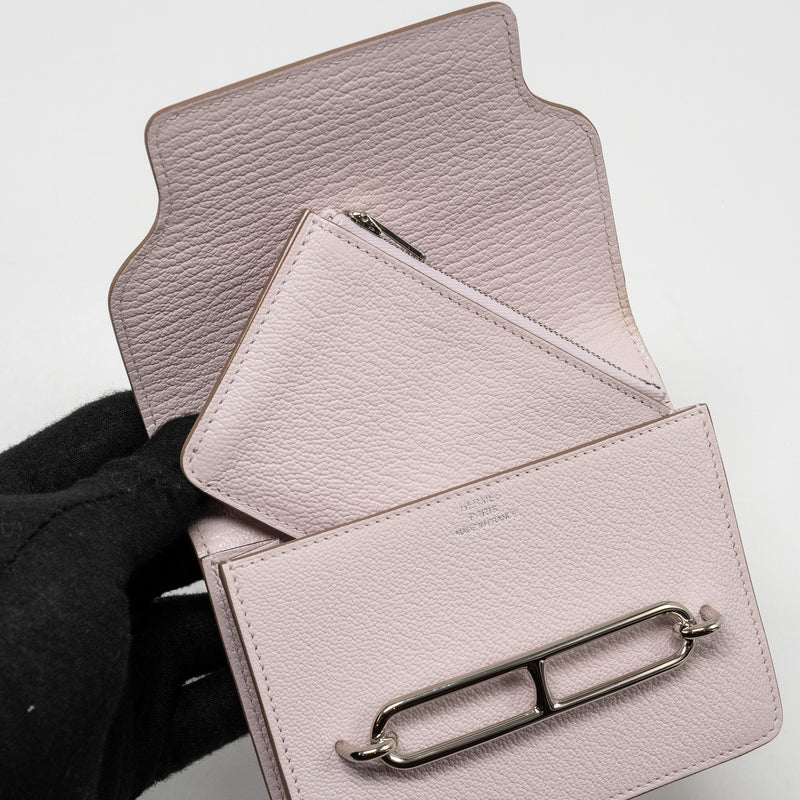 Hermes Roulis Slim Chèvre Mysore Mauve Pale SHW Stamp B