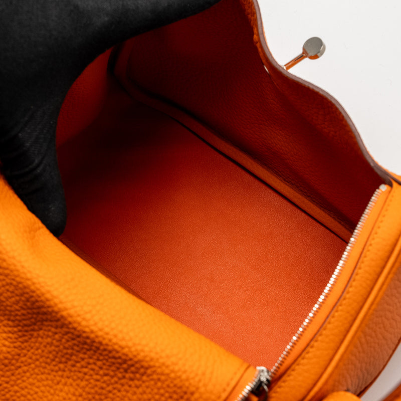 Hermes lindy 26 clemence orange SHW stamp U