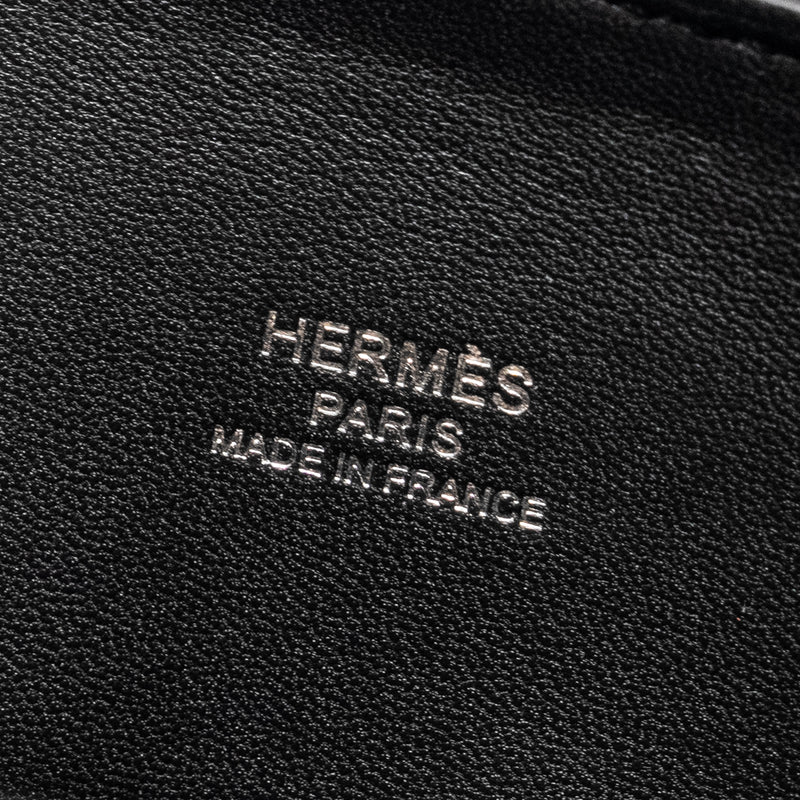 Hermes Mini Bolide Chevre Mysore Black SHW Stamp W