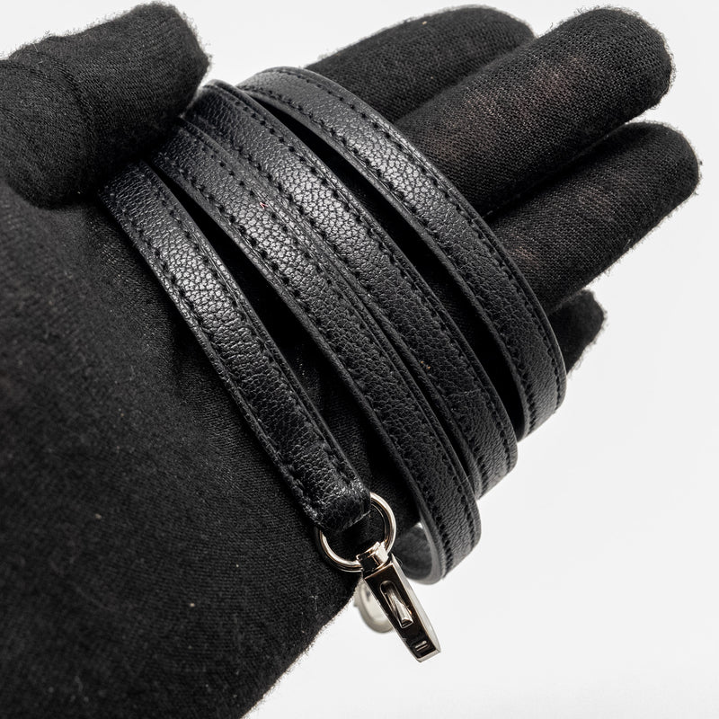 Hermes Mini Bolide Chevre Mysore Black SHW Stamp W