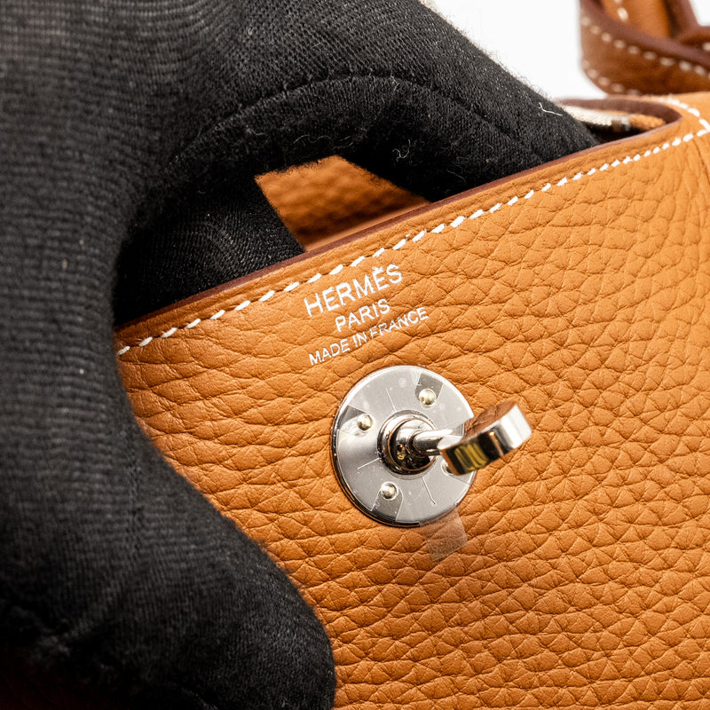 Hermes Mini Lindy Clemence GOLD SHW STAMP U