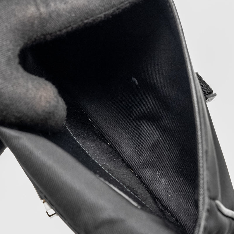 Prada Smartphone Case Re-Nylon and Saffiano leather black SHW