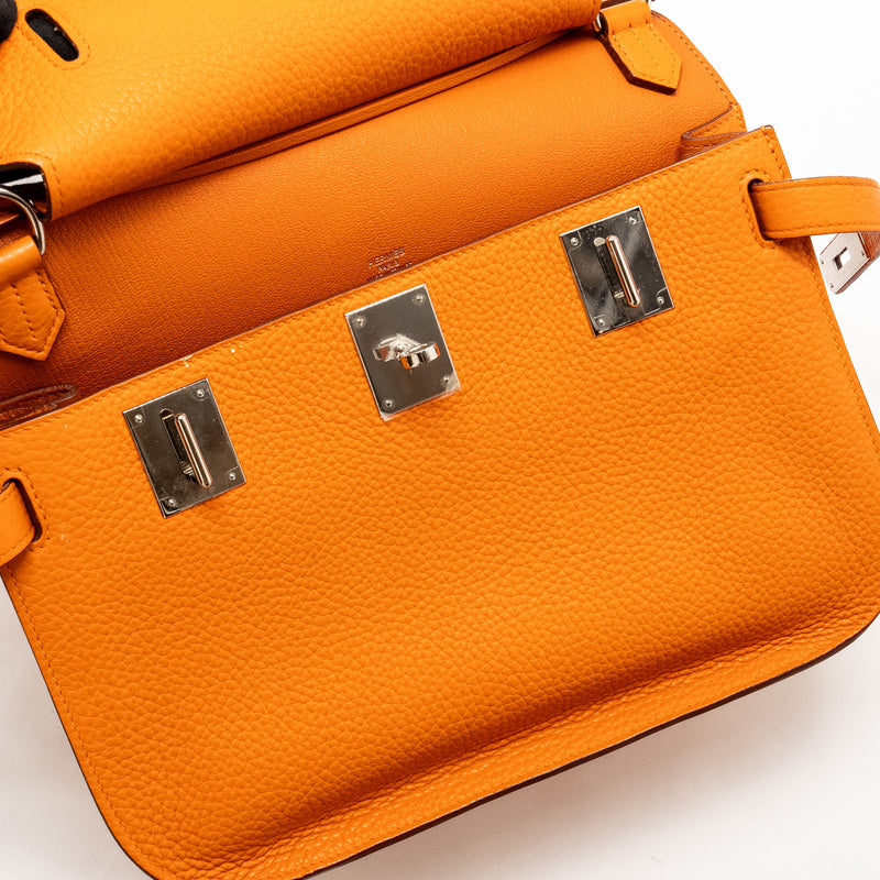 Hermes Jypsiere 28 Clemence Orange SHW