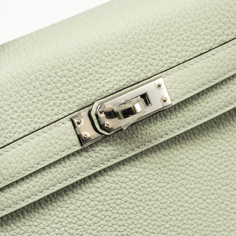 Hermes Kelly 25 Togo Gris Neve SHW Stamp B
