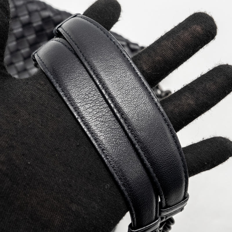 Bottega Veneta Olympia Bag Leather Black with Black Hardware