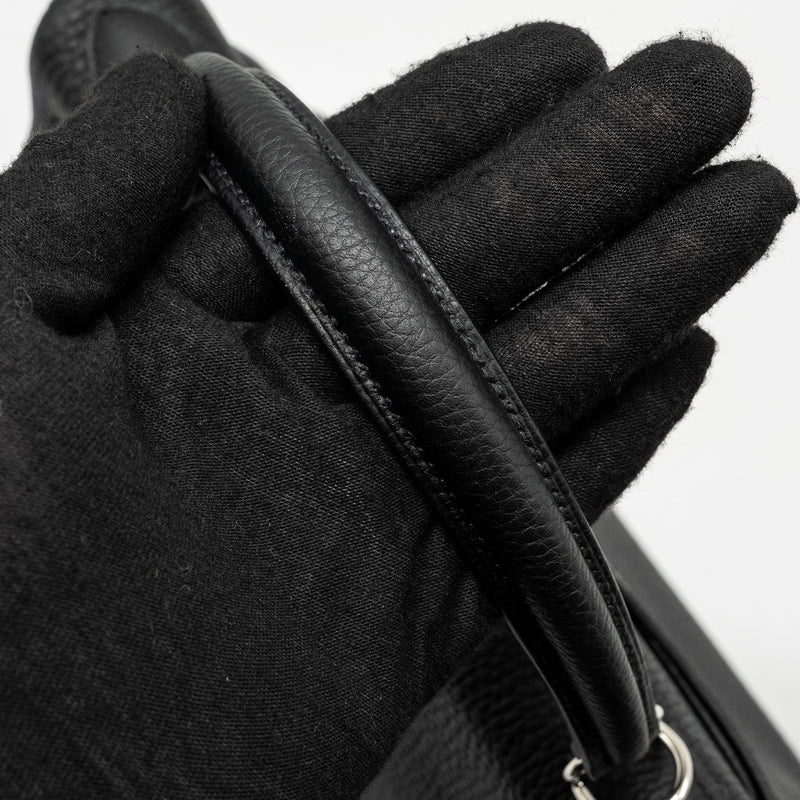 Hermes Kelly 28 Togo Black SHW Stamp W