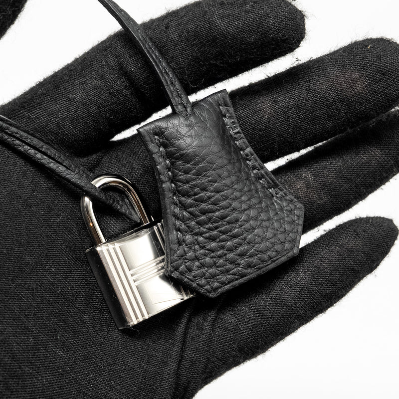 Hermes Kelly 28 Togo Black SHW Stamp W